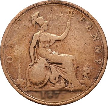 1 пенни 1874-1894 Великобритания