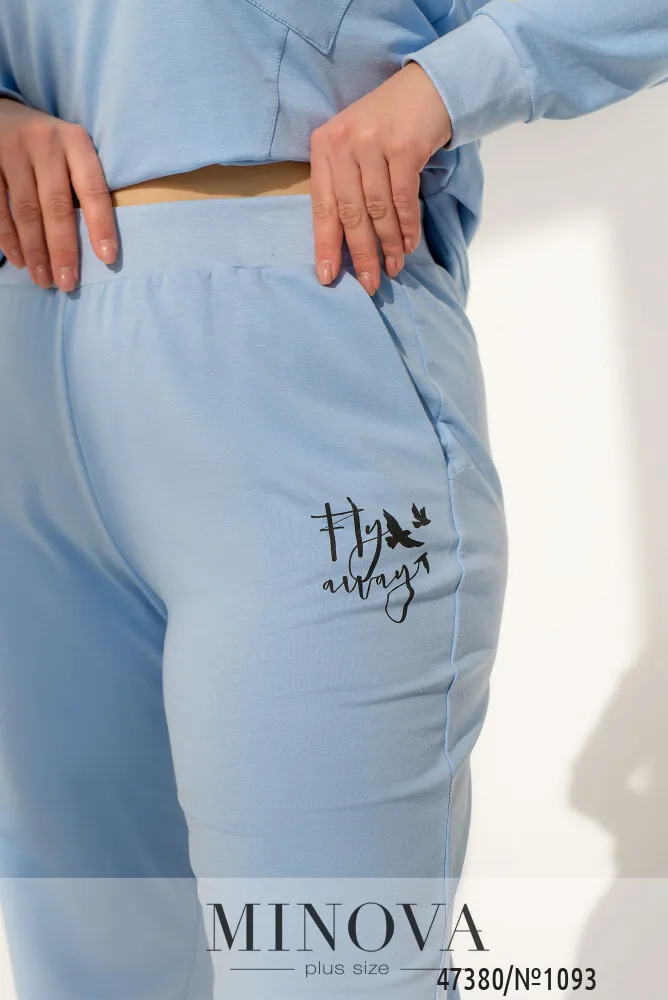 Костюм 1093-голубой Minova