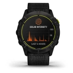 Часы для экстремальных видов спорта Garmin Enduro титановый корпус с угольно-серым DLC-покрытием и черный нейлоновый ремешок UltraFit 010-02408-01