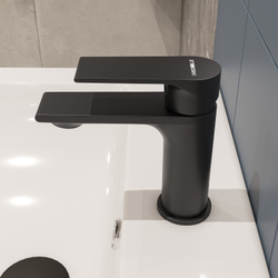 Смеситель для раковины STWORKI Колдинг S32010BK черный