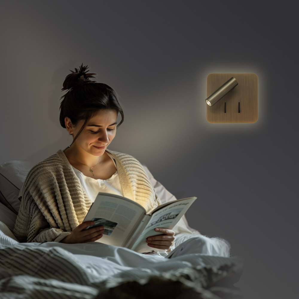 Citilux Декарт CL704423 LED Бра с выключателем Бронза