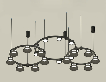 Ambrella Комплект подвесного светильника Techno Ring с акрилом Traditional DIY XR92092010