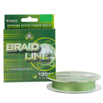 Шнур плетеный KAIDA BRAID LINE зеленый 0.22 мм 15.8 кг 135 метров