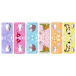 Закладки для книг МАГНИТНЫЕ, "АССОРТИ 5 ДИЗАЙНОВ ЗВЕРЯТА", 6 штук, 35x25 мм, FUNSTER (ФАНСТЕР), 116651