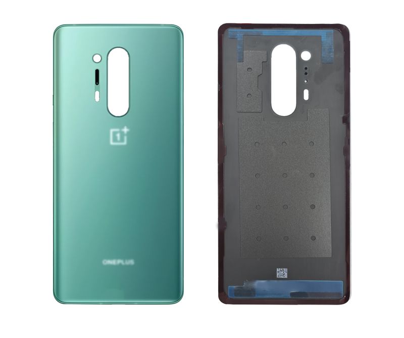 Задняя крышка для OnePlus 8 Pro зеленая (Glacial Green) без стекла камеры