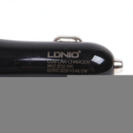 Автомобильное зарядное устройство 2 в 1 LDNIO DL-C28 Lightning, 010121 Белый + золотой