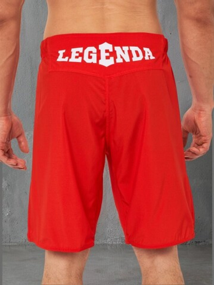 Шорты спортивные ММА LEGENDA Рать, красные