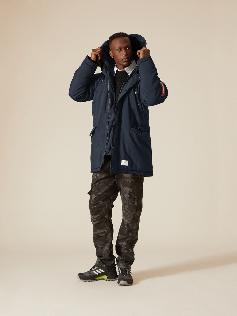 Куртка утепленная мужская ALPHA INDUSTRIES N-3B ALTITUDE MOD PARKA