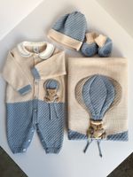 Новый шерстяной комплект с мишкой Preat o Porter, 68