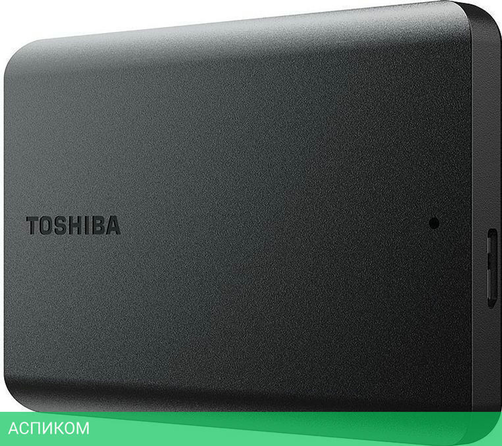 Внешний накопитель Toshiba Canvio Basics 1TB черный (HDTB510EK3AA)