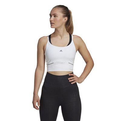 Женская теннисная майка adidas 45S Cropped Tank Top Women - White