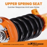 24 Step Damper Adjustable Coilovers подходит для автомобиля BMW 3-Series 325i 328i 335i E92 E93 RWD