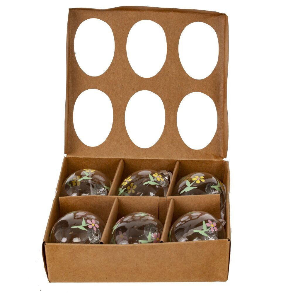 GAEM Набор из 6-ти изделий декоративных подвесных "Яйцо" (3,5*6,5), L13,5 W12,5 H3,5 см