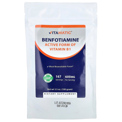 Vitamatic, бенфотиамин, 100 г (3,5 унции)
