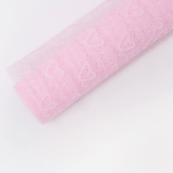 Сетка кружево "Сердце" 50см*5ярд