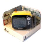 Будильник "Телевизор с пультом ДУ", желтый