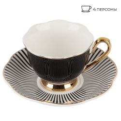 Набор кофейный 8пр. (4 персон) v=90мл (фарфор) (подарочная упаковка)
