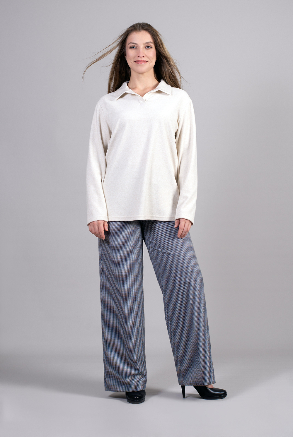 Джемпер женский 4514зп, молочный #503Мол034514зп