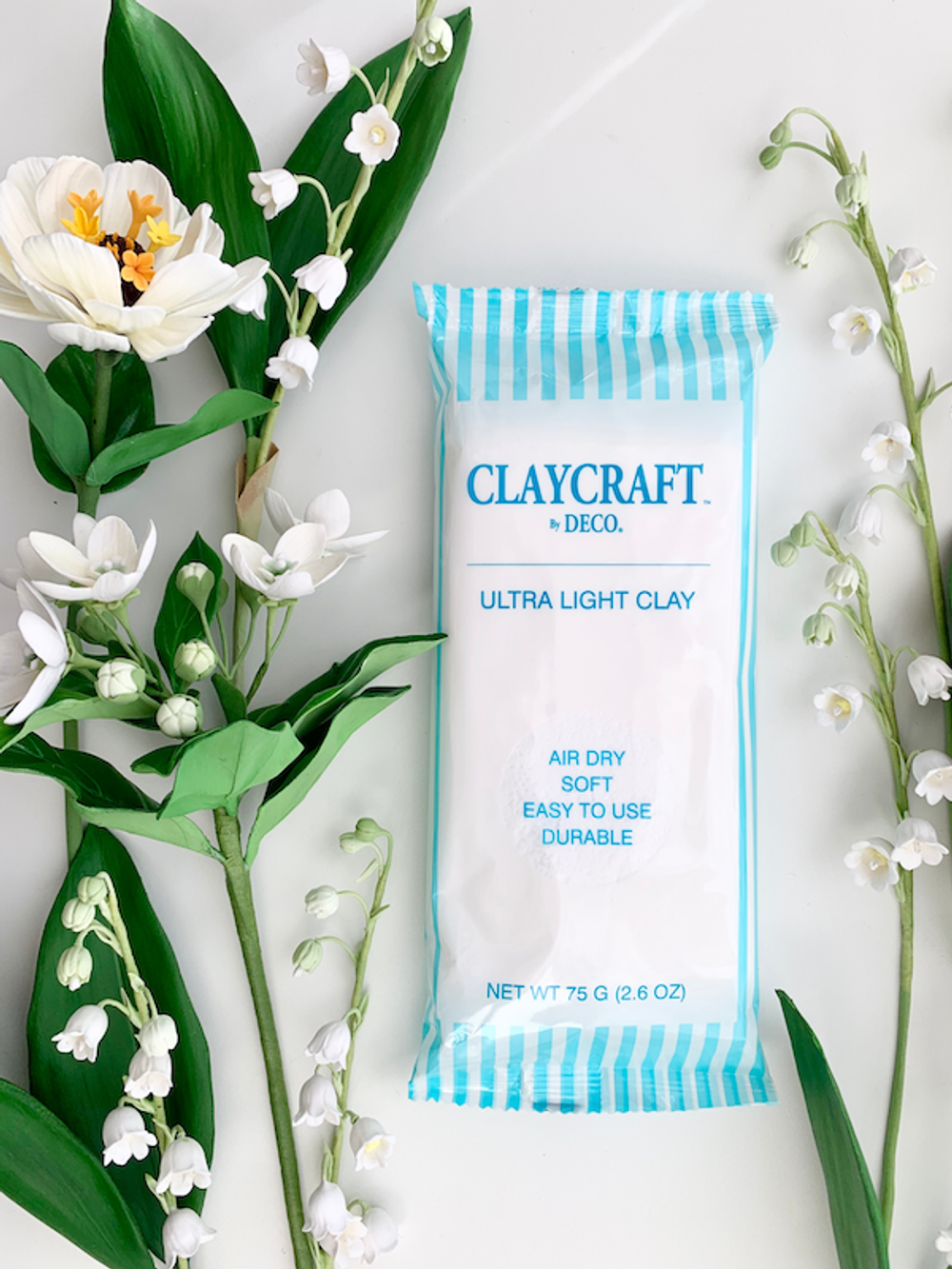 Набор из 3 пачек японской глины Ультра Ultra Light Clay от CLAYCRAFT by DECO