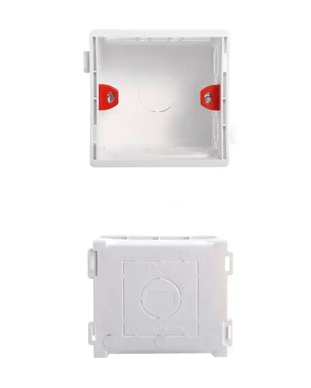 Подрозетники квадратные 5 штук 86х86х50 Установочная коробка для монтажа розеток с USB, выключателей, Xiaomi Aqara / Удобный плавающий крепёж