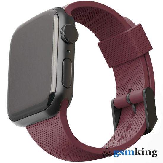 UAG DOT Textured Silicone Strap for Apple Watch 38|40|41mm Aubergine (Баклажановый)19248K314747