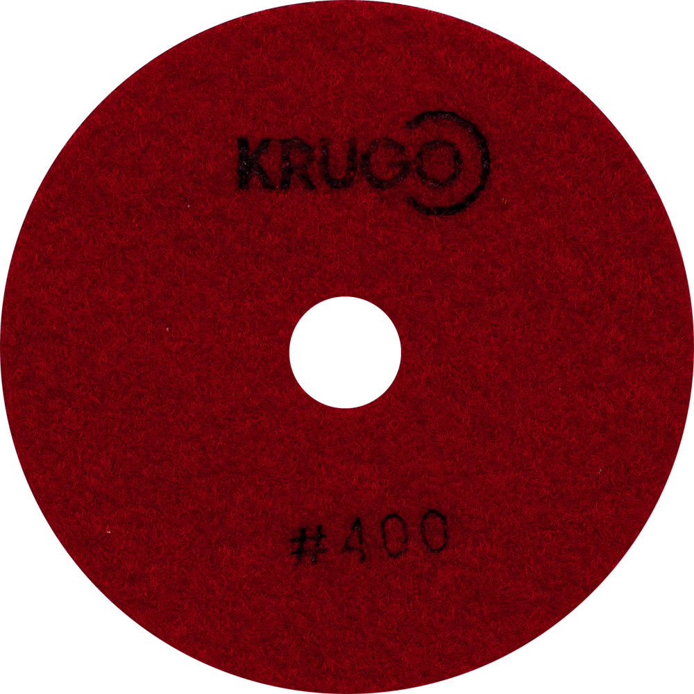 Круг алмазный гибкий шлифовальный (АГШК) KRUGO №400#, сухой 100mm, PPD040400
