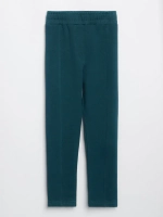 Костюм для девочки, свитшот и леггинсы, зеленый