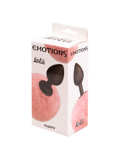 Анальная Пробка с Хвостом Emotions Fluffy Pink 4017-02lola