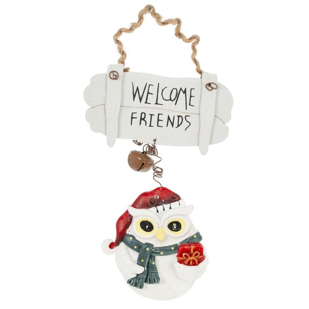 GAEM Изделие декоративное подвесное "Сова", L10 W0,5 H20 см, 4в.