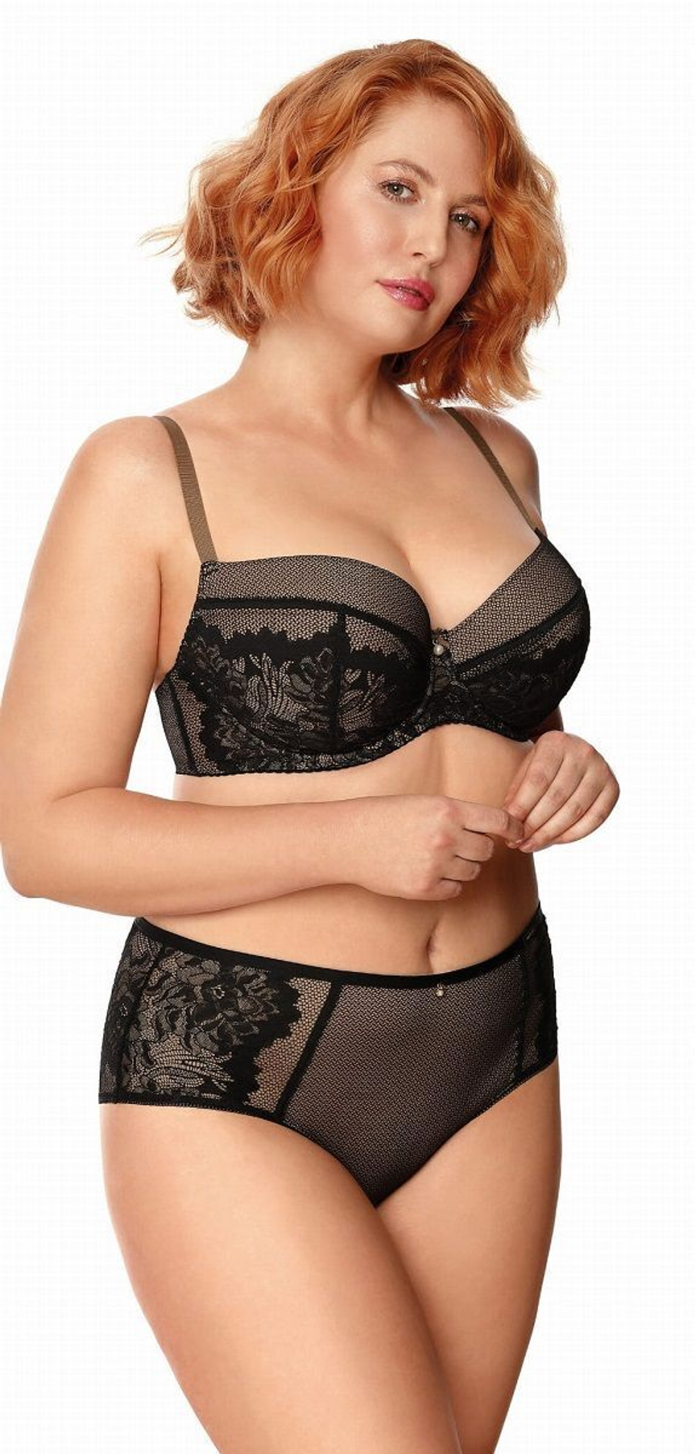 Бюстгальтер на косточках с пуш-ап вкладышами (Размер: 85D) (Цвет: кремовый)