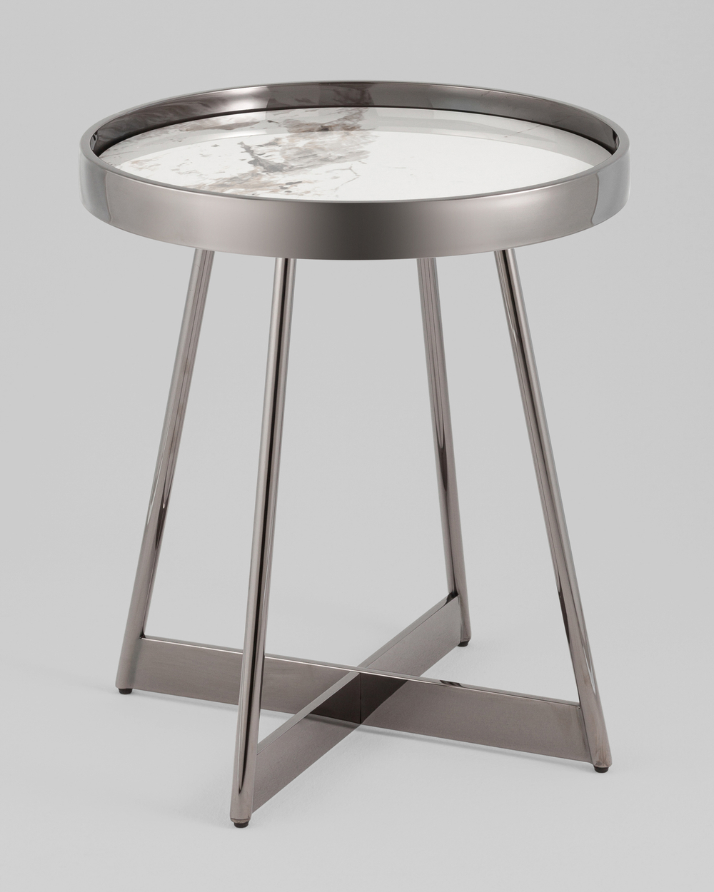 Журнальный столик Гера 50*50 см белая керамика