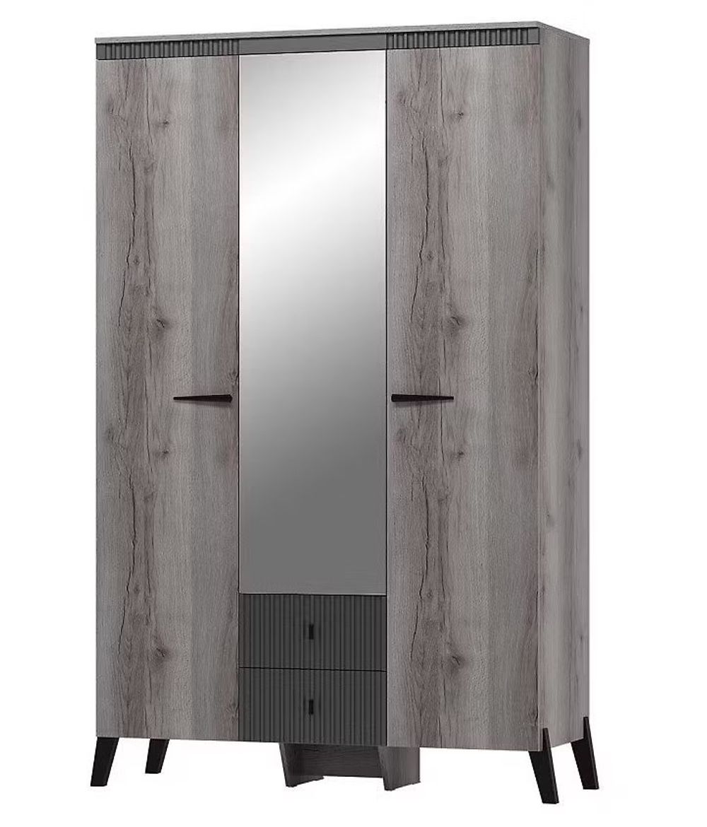 Ольга-3 Шкаф 3-х дв.с ножками