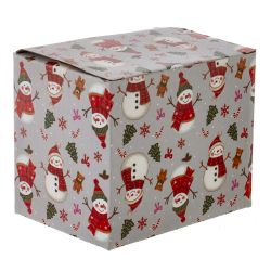 GAEM Кружка "Лесные снеговики",, 450 мл, L13 W9 H10,5 см