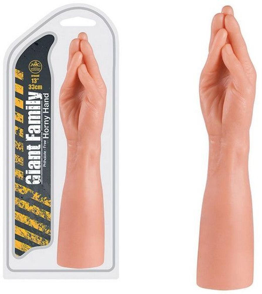 Фаллоимитатор в форме руки Horny Hand Palm 33 см