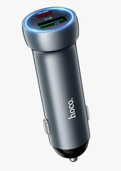 АЗУ HOCO Z54 dual port Metal Grey