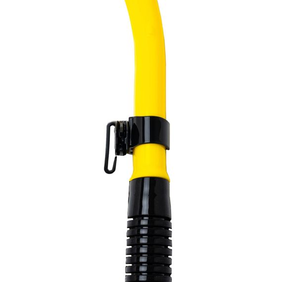 Трубка Marlin Dry Duo желтый/черный