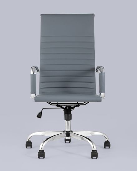 Кресло руководителя TopChairs City серый