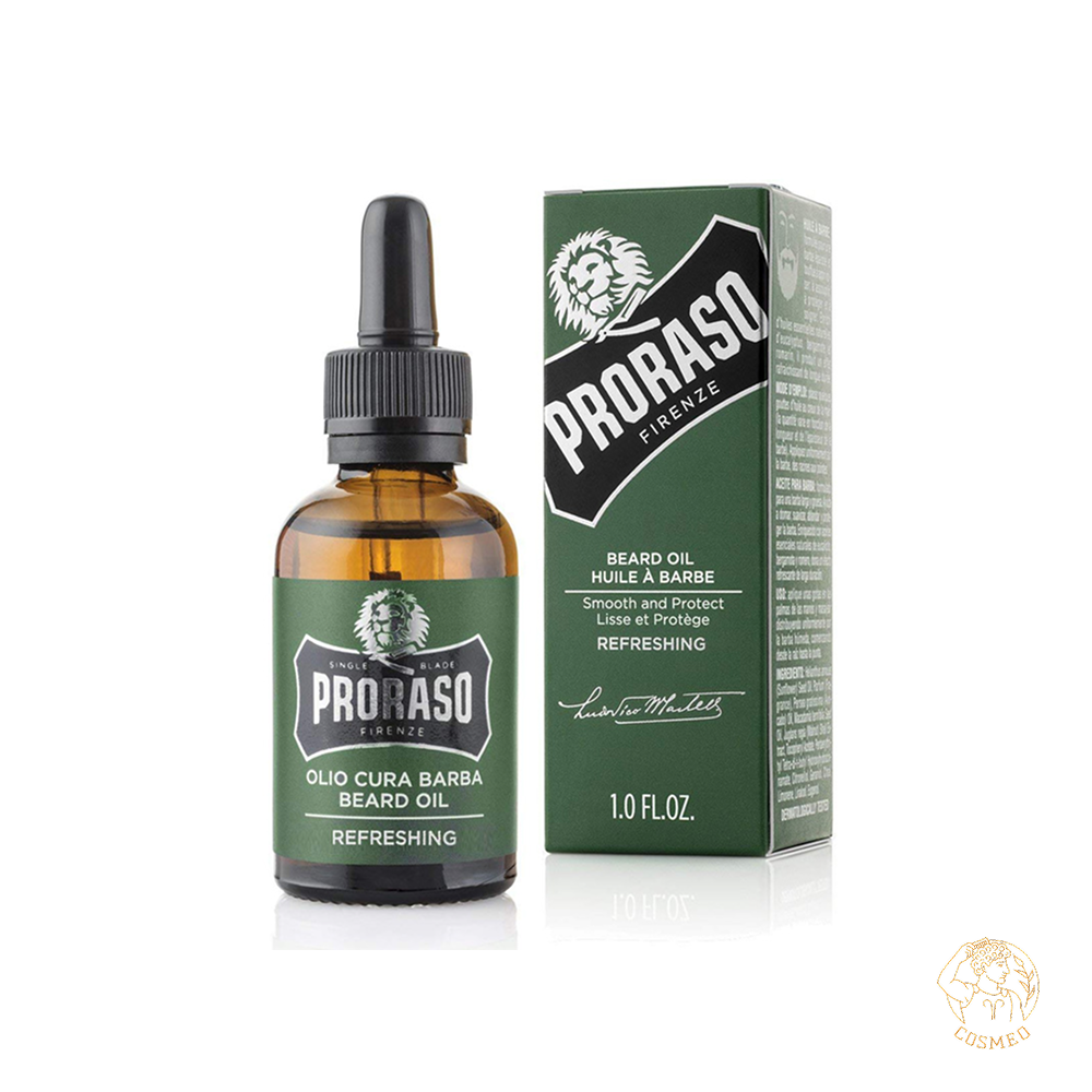 Масло для Бороды Освежающее Эвкалипт и Ментол Proraso 30 мл