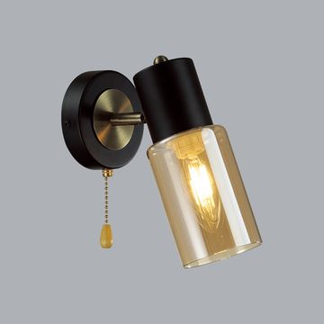 Бра 1*Е14 5644/1W Comfi LN23 235 чёрный/бронза Ronnie Lumion