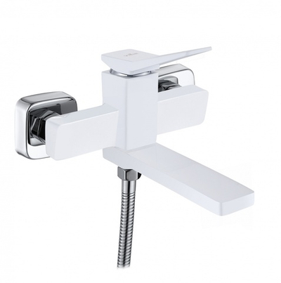 423531-F Смеситель од. для ванны кор. (БЕЛЫЙ) ViEiR (10/1шт)