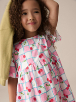 Платье для девочки Next E57-225, Белый, Розовый