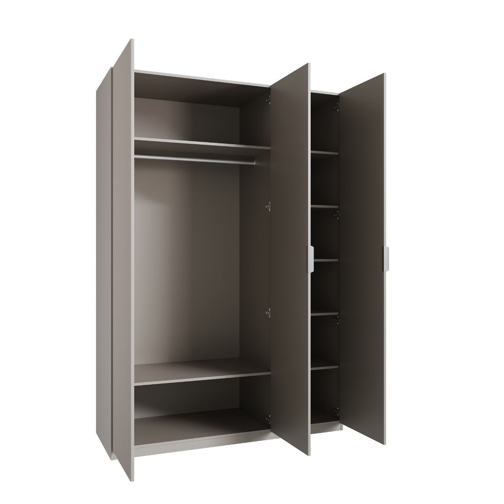 Шкаф для одежды 3 дверный Париж, серый