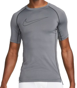Компрессионка  Nike Pro Dri-Fit Tight Top SS M - серый