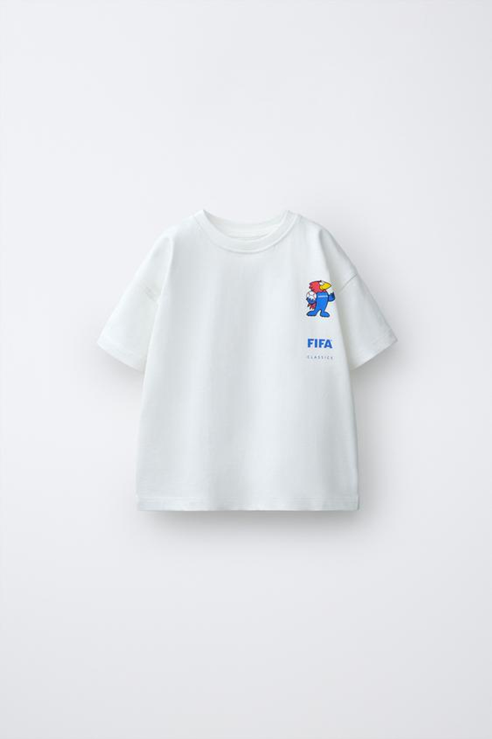 ZARA ФУТБОЛКА С ПРИНТОМ FIFA CLASSICS - FIFA WORLD CUP ™ 1998, БЕЛЫЙ