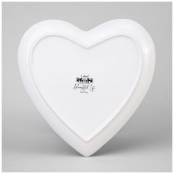 ТАРЕЛКА LEFARD "BEAUTIFUL LIFE" СЕРДЦЕ 21,5*2 СМ (КОР=48ШТ.)