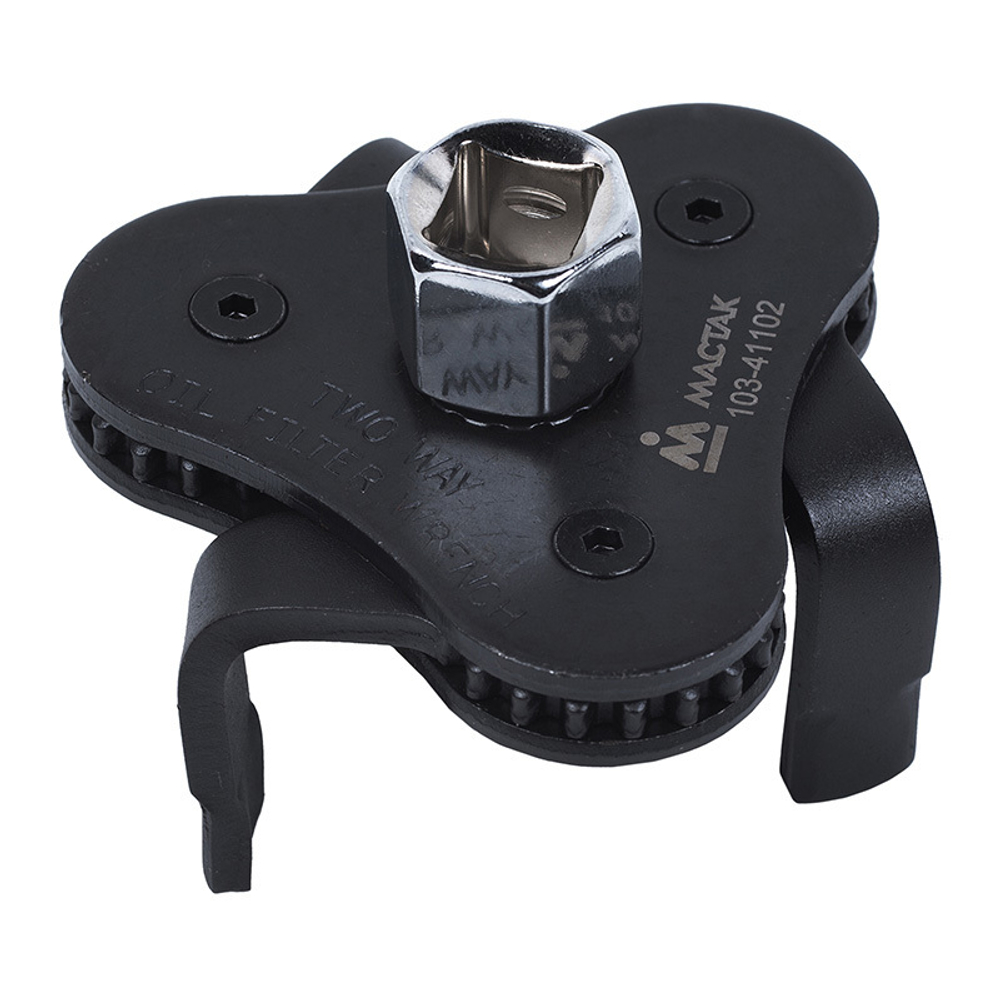 Съемник масляных фильтров, 63-102 мм, 3-х захватный МАСТАК 103-41102