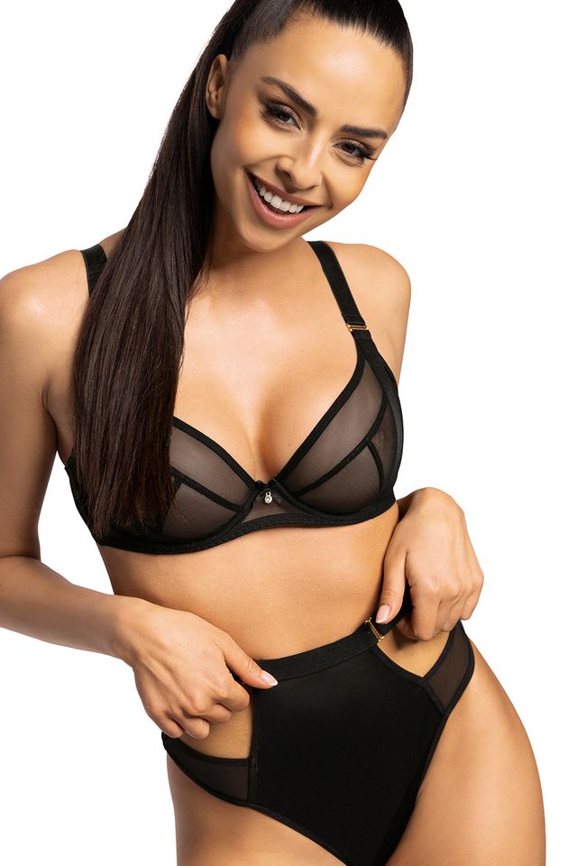 Высокие трусы-стринг Denise Czarny