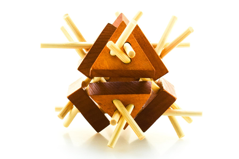 Головоломка дерев 6,5 см