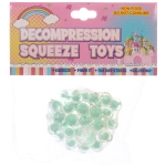 Игрушка «Шарик», 6 см, сквиш с бусинами, микс