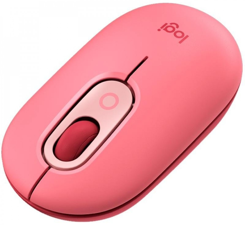 Мышь Logitech POP 910-006548 розовый